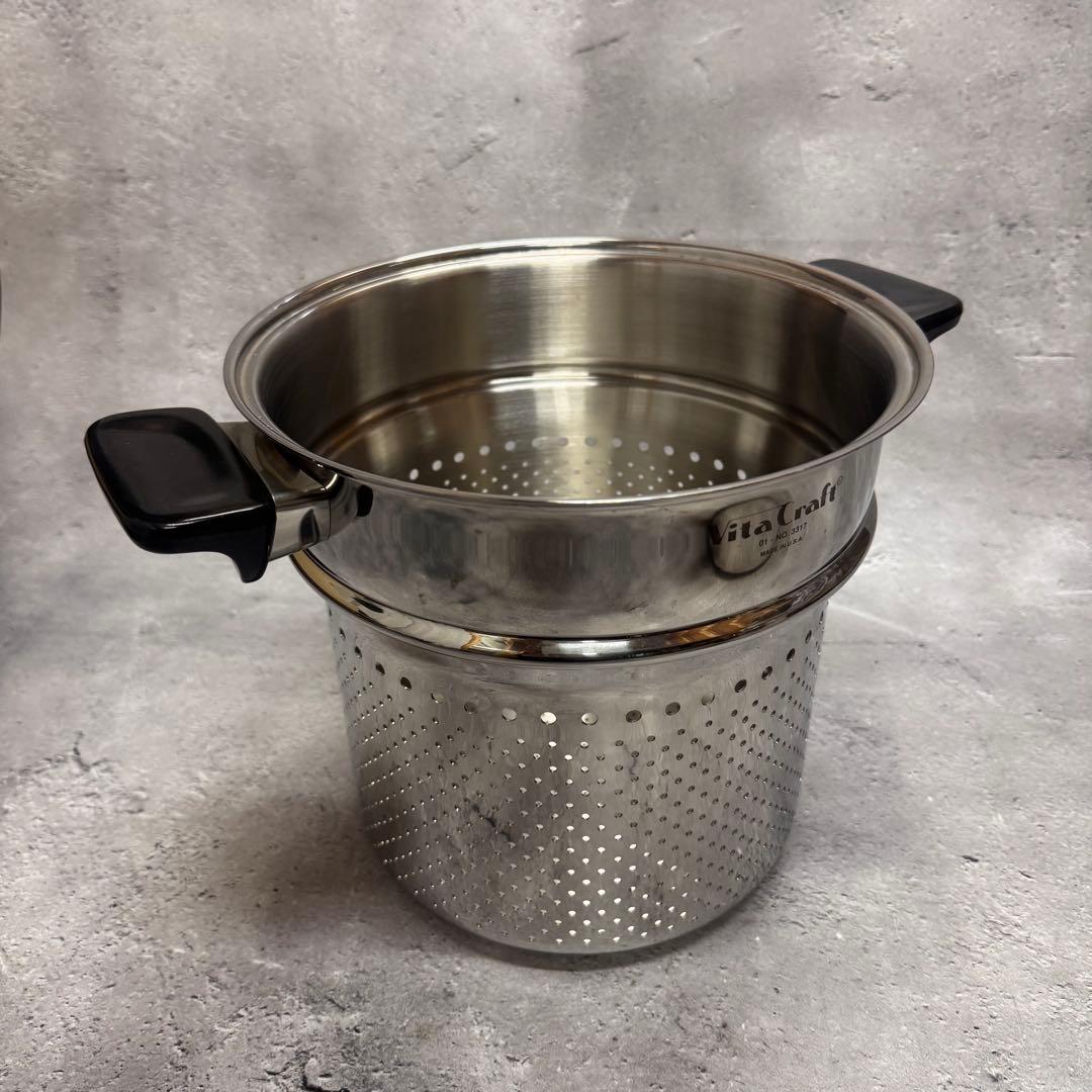 VitaCraft　ビタクラフト 両手鍋　深型　No.7026 3点セット
