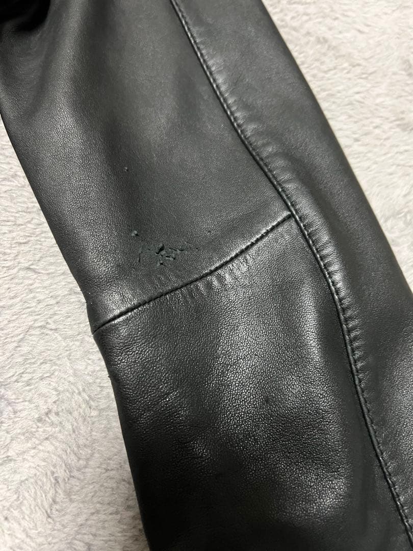 オールセインツALLSAINTSブラックレザーライダースジャケット L