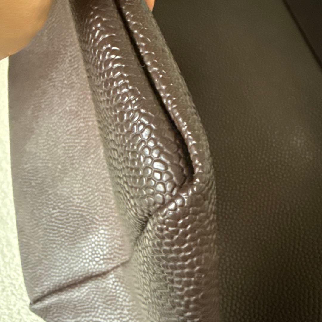 エルベシャプリエ☆725GP舟型トート美品♪人気のモカ×モカ