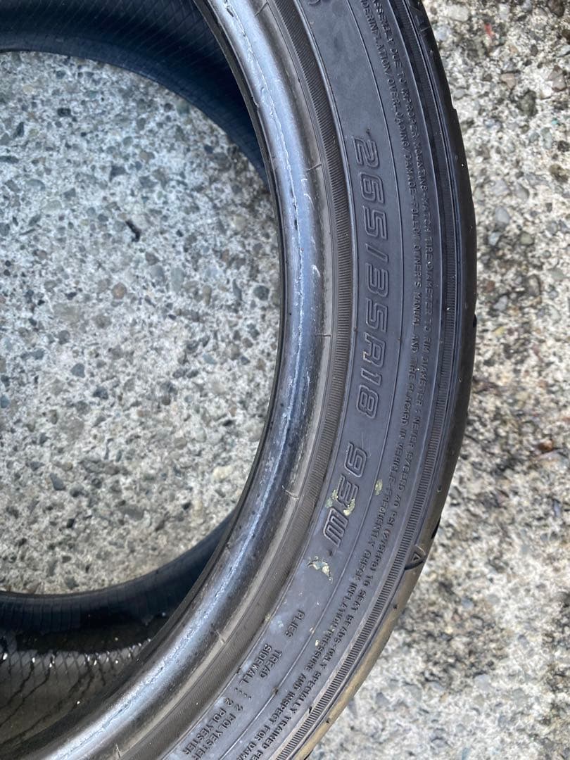 DUNLOP DIREZZA ZIII 265/35/18 2本セット2024年