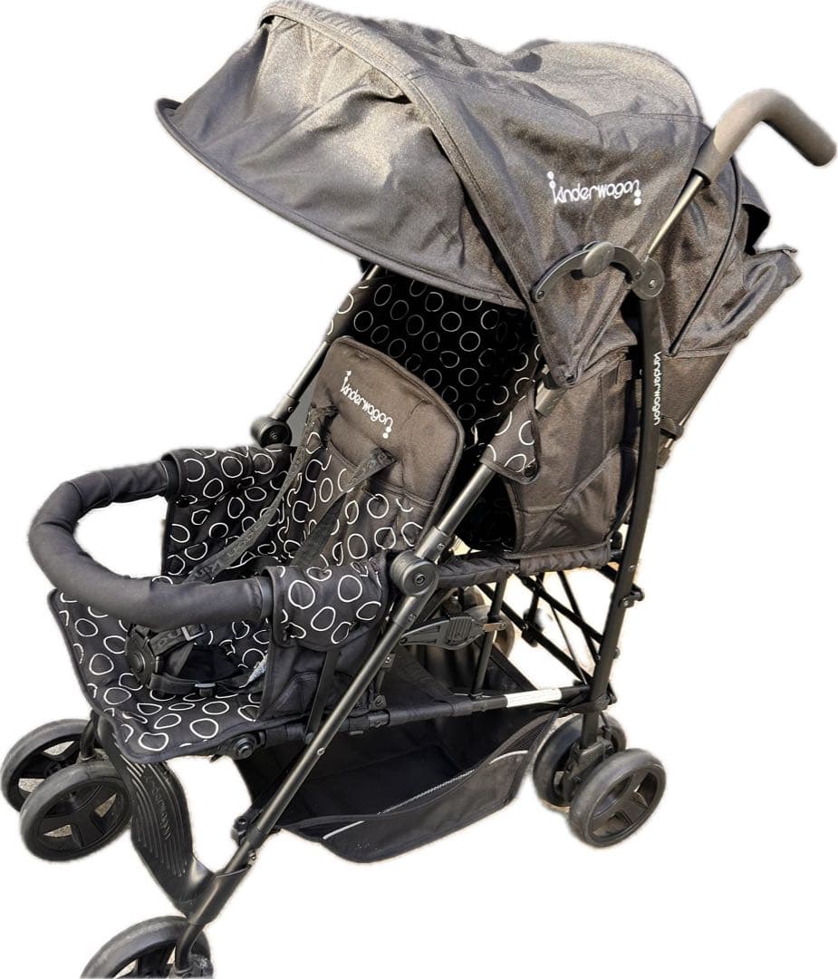 日本育児 kinderwagon DUOシティHOP 2人乗りベビーカー