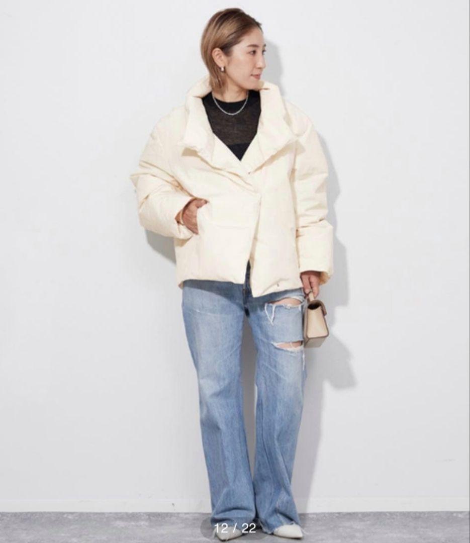 e*o様 23aw R'IAM-Plage ショートダウン オフホワイト