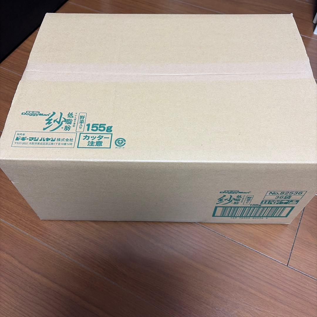 ドギーマンDoggyMan 低脂肪おやつ 155g✖️36個