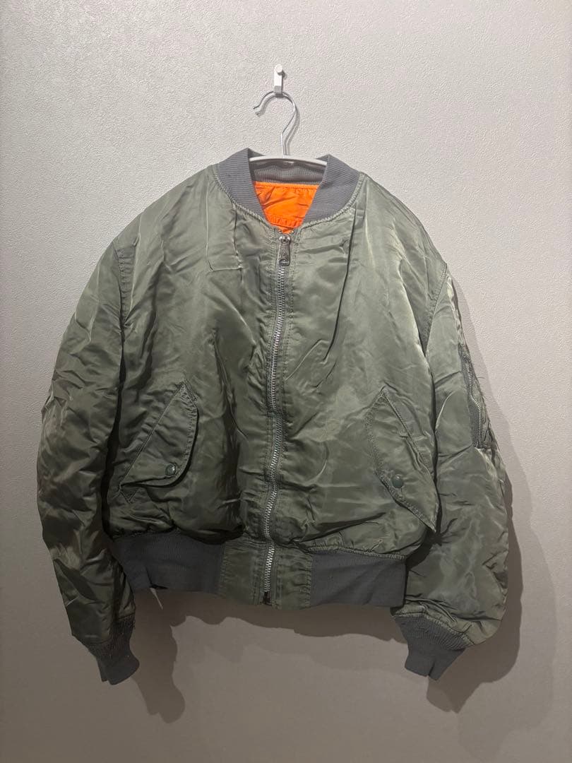 80s アメリカ製 alpha ma-1 旧タグ