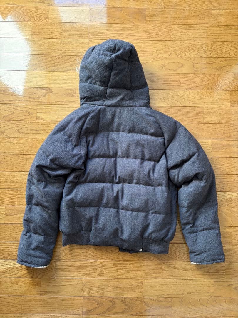 モンクレール　ウール ダウンコート 劣化あり