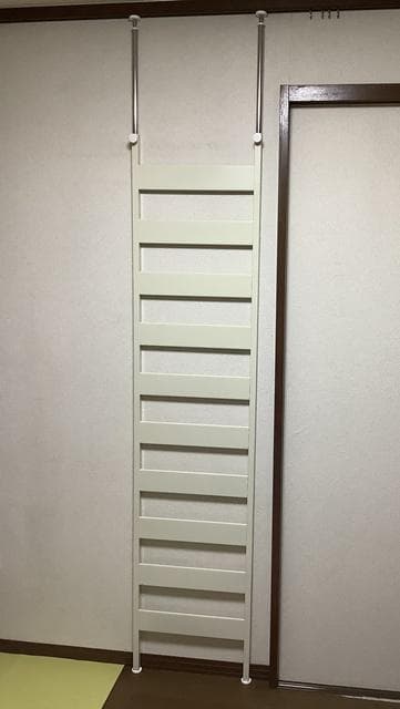 突っ張りパーテーション　壁面シェルフ　ラック 幅46cm