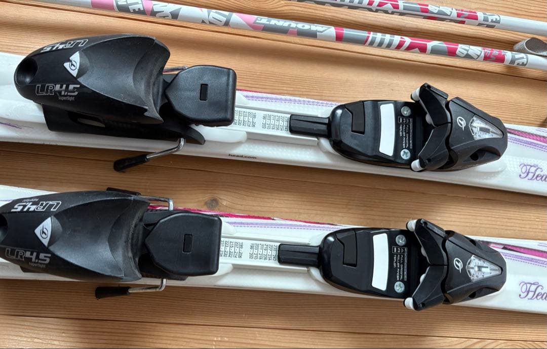 HEAD スキー 100 97cm ストック　セット　ジュニアスキー　こども