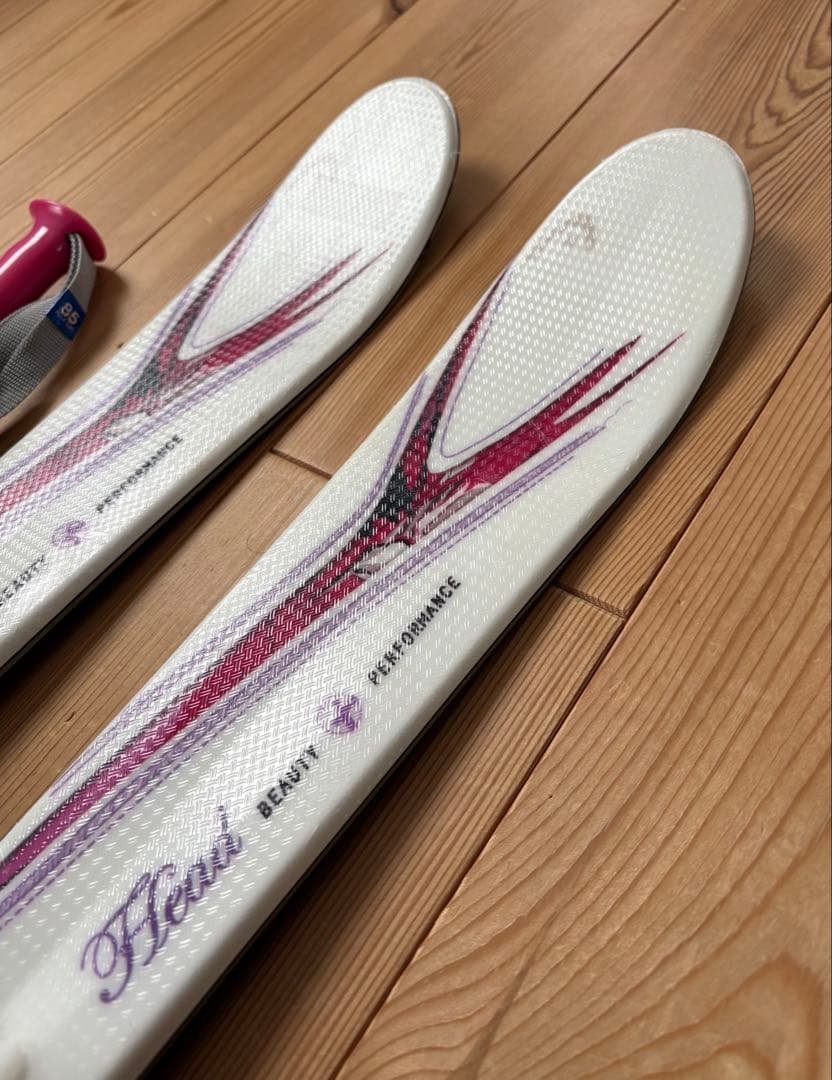 HEAD スキー 100 97cm ストック　セット　ジュニアスキー　こども