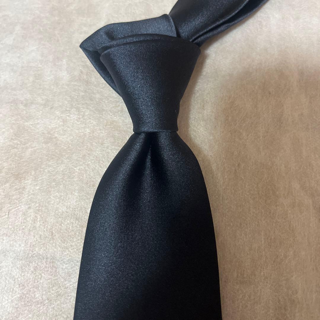 LUIGI BORRELLIルイジボレッリ 紺無地 ネイビーソリッド