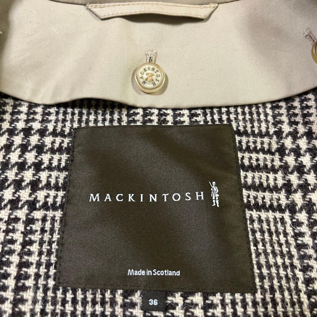 マッキントッシュ ステンカラーコート 36 Made in Scotland
