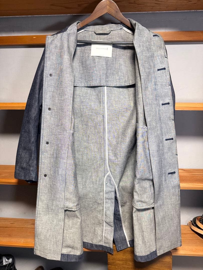 ス*ン様 【美品】MACKINTOSHダンケルトデニムステンカラーコート