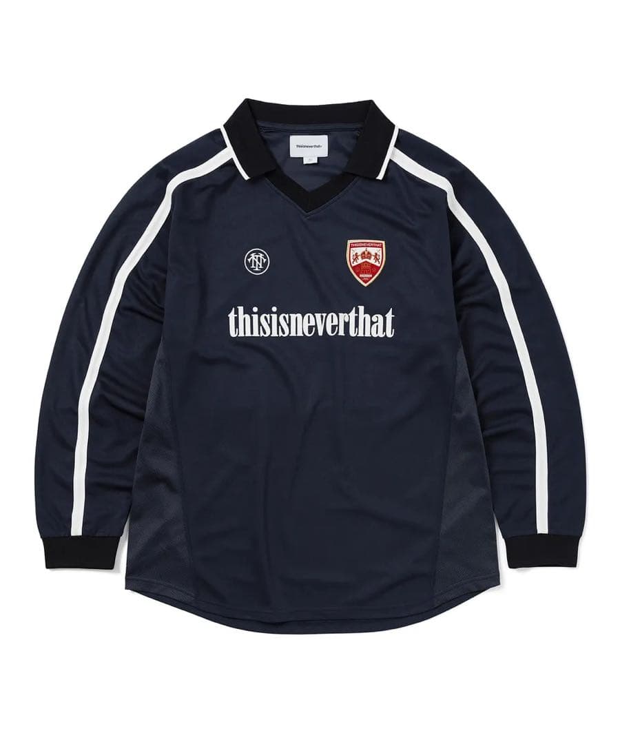 thisisneverthat Soccer Jersey Navy 美品