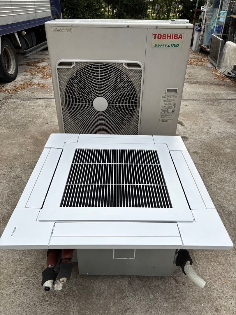 2021年製　東芝製　天カセエアコン　パッケージエアコン　4方向　　4馬力