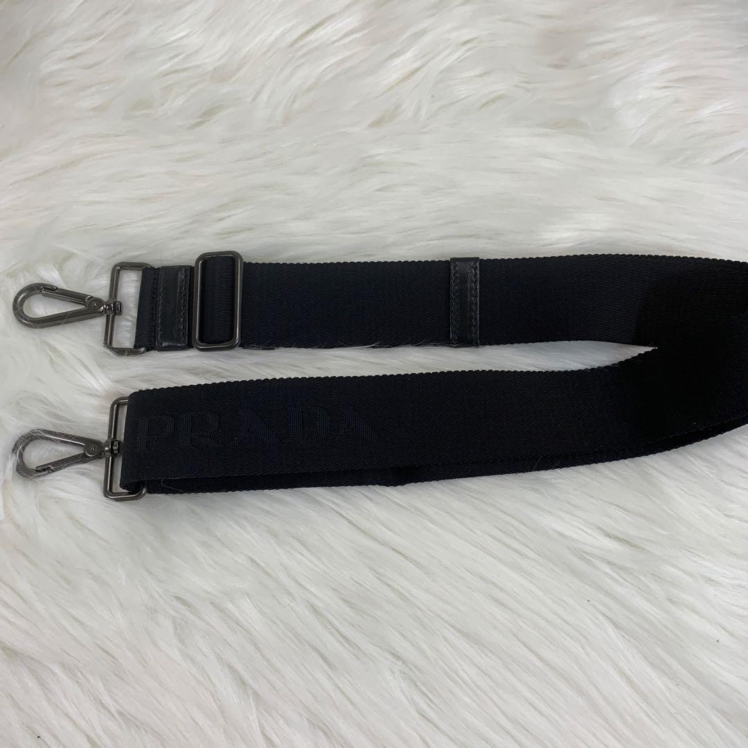 PRADAプラダトートバッグテスートナッパ ナイロン　グレー×黒2WAY