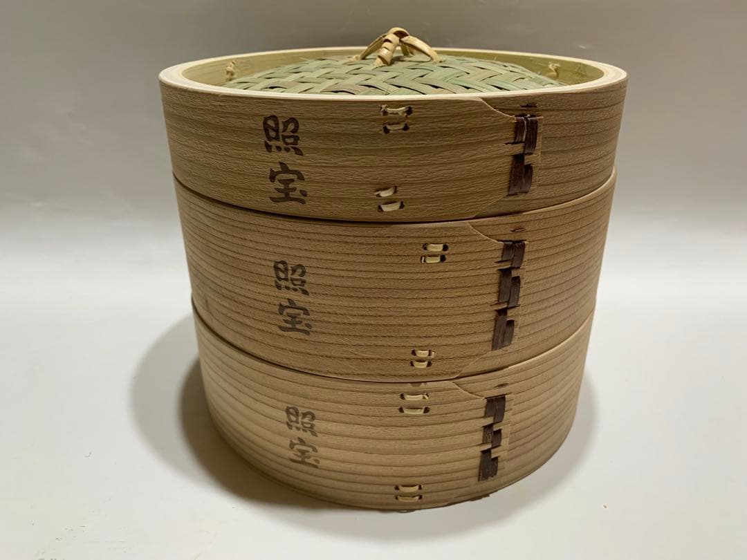 ２セット限定お値下げ中・杉上製蒸籠２１センチ２段・蒸し板セット