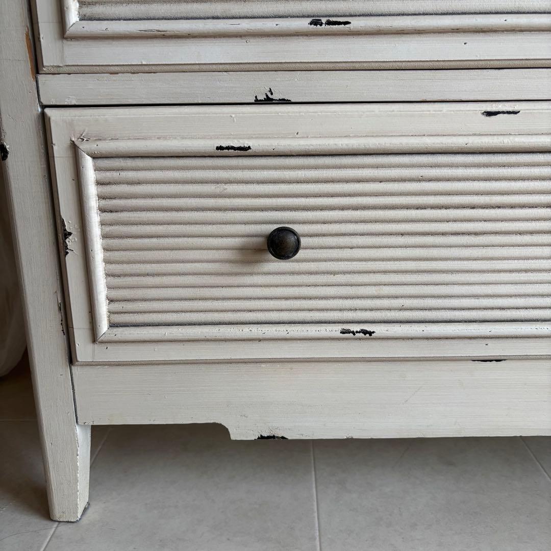 チェスト　シャビーシック　サイドボード　フレンチカントリー　コンソール　白家具