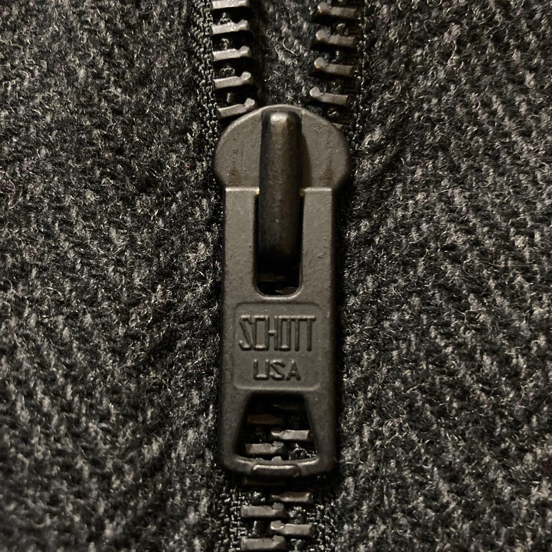 美品　ネイバーフッド×ショット レオパードライナー ウール ダブルライダース