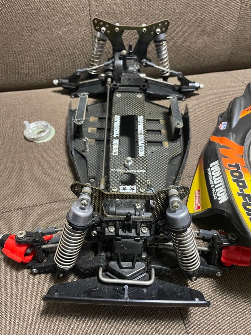 明日まで値下げ！【ラジコン】引退品トップフォースEVO （タミヤ）他.パーツ多数