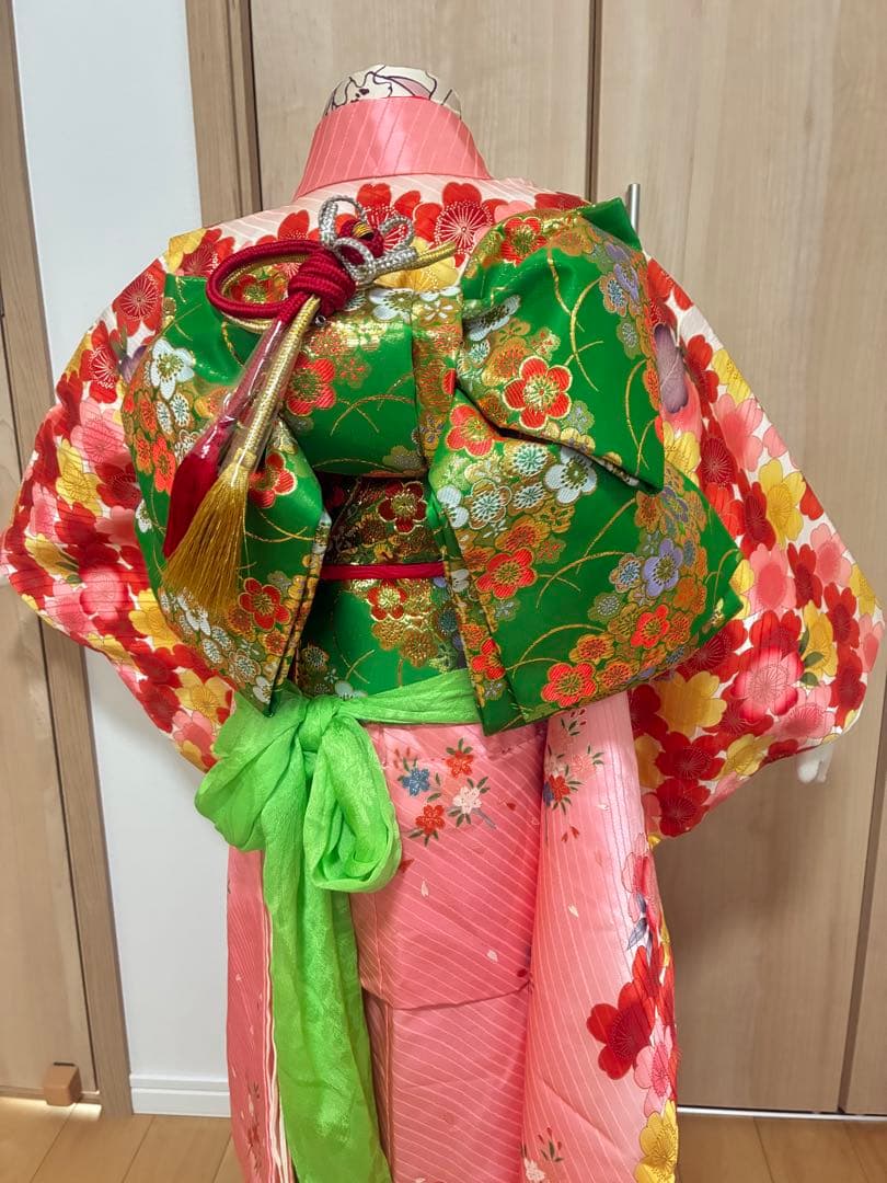 【七五三 7歳】乙女ピンクの梅づくし♡豪華フルセット＊写真映えNo.1