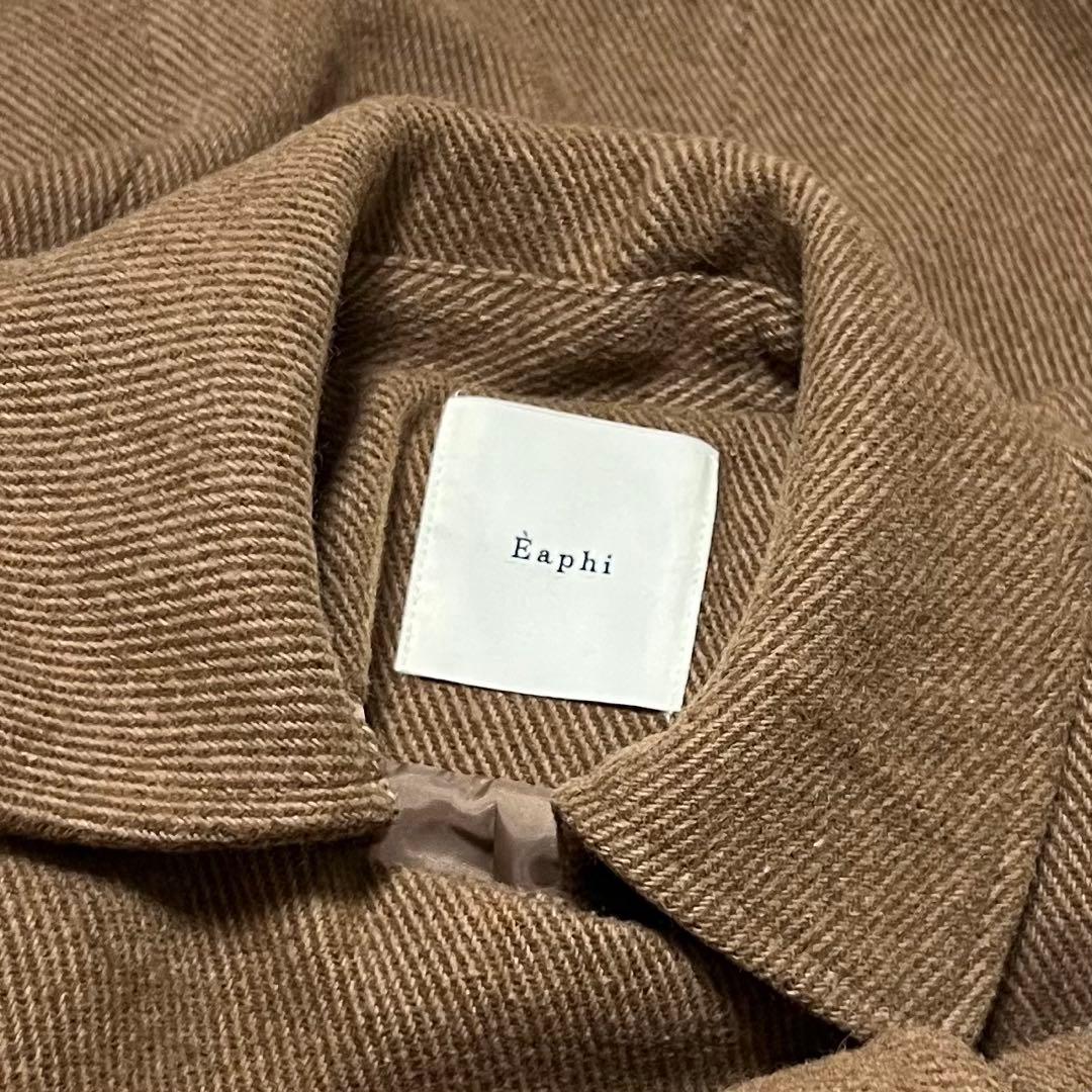 Eaphi エフィ gunpatch waist mark long coat