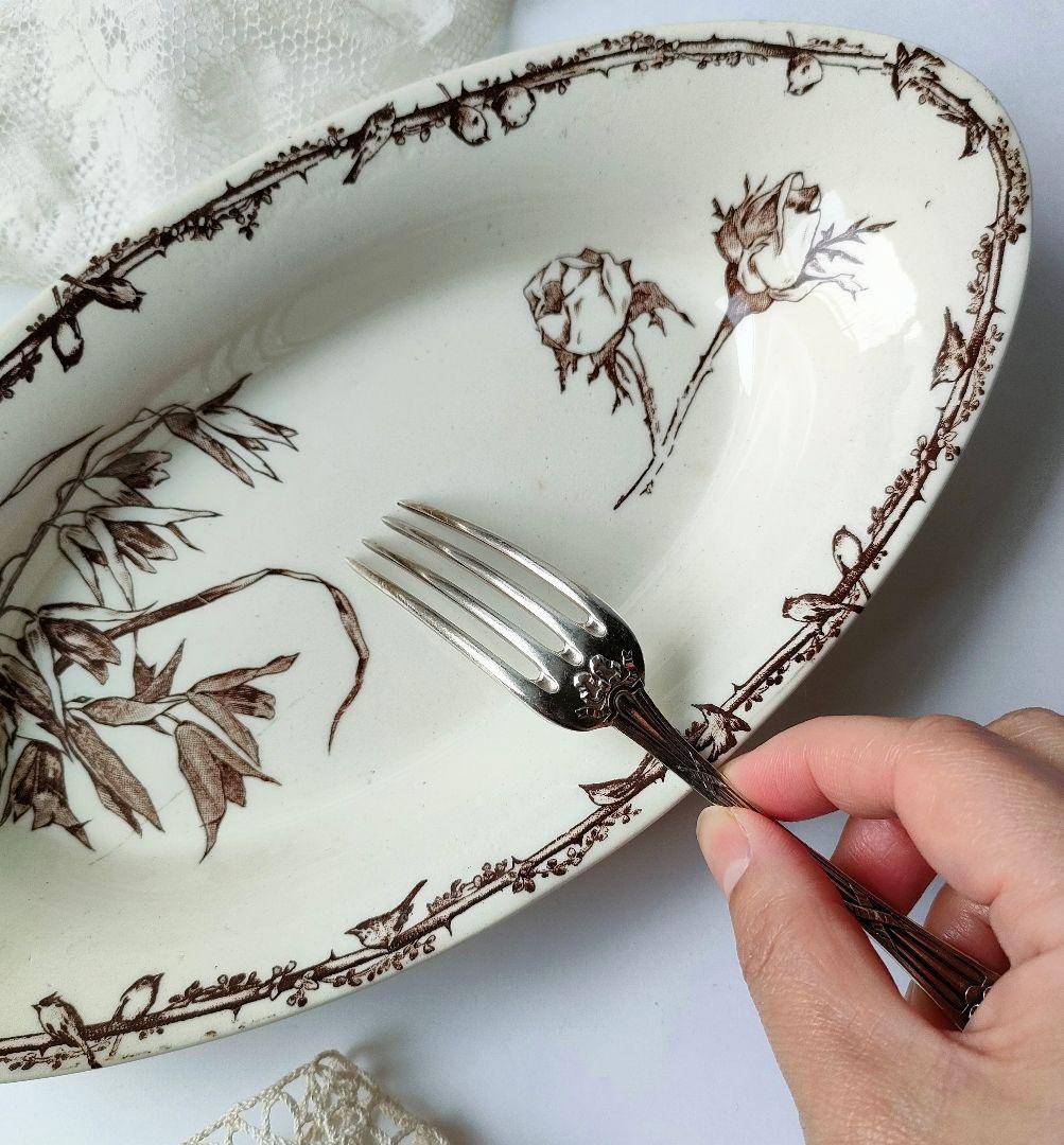 美品　Choisy le roi　薔薇　ravier 　フランスアンティーク