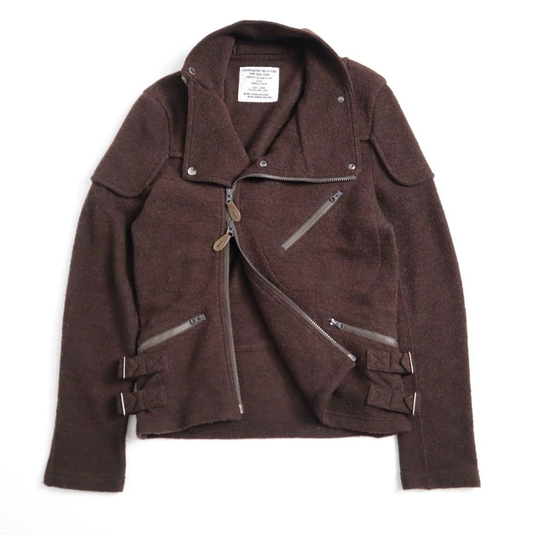 archive zucca 2009-10 ウール アーマーライダース ブルゾン