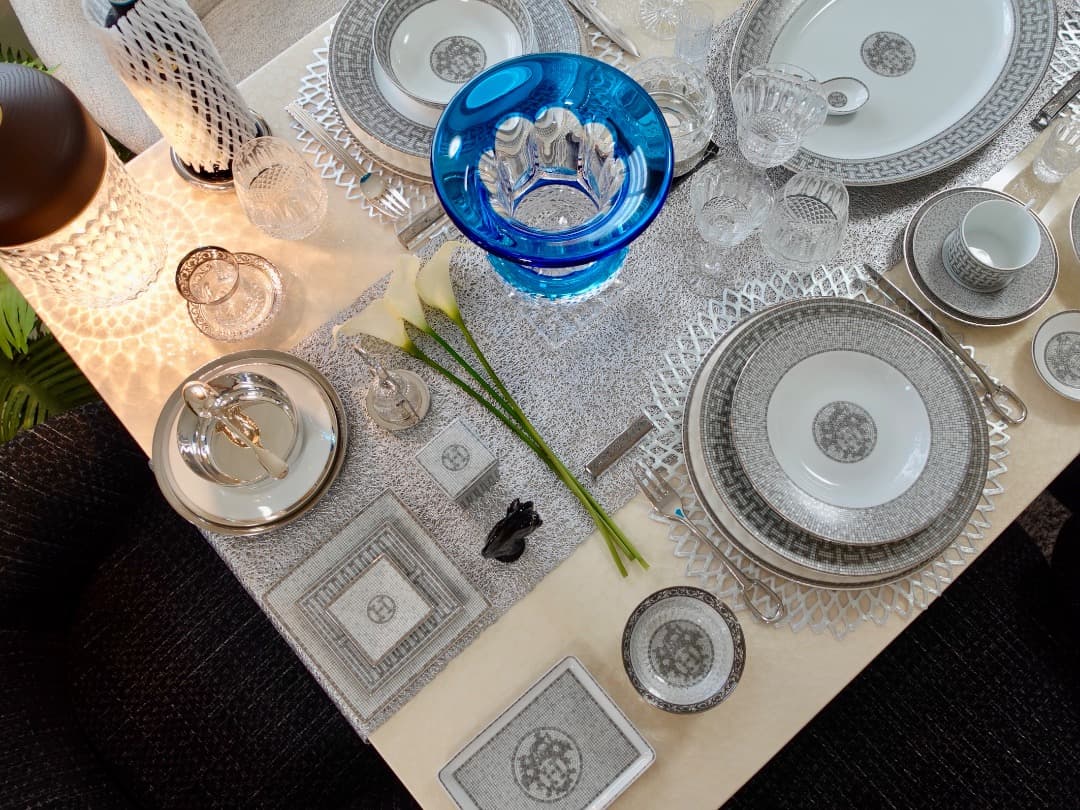 エルメス サンルイ ベース 花瓶 Saint Louis VERSAILLES