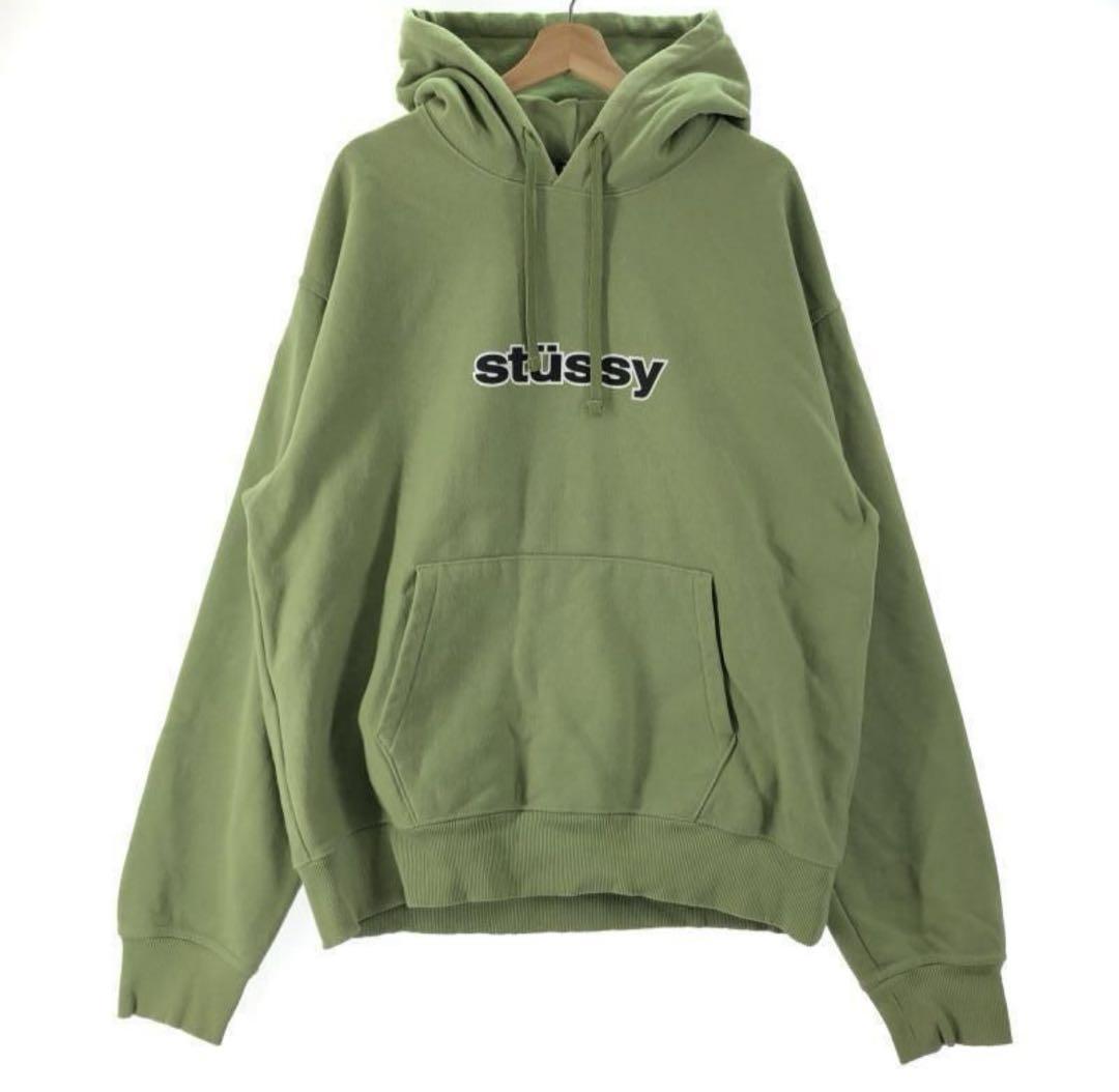 STUSSY SS Link full zip hooded パーカーL