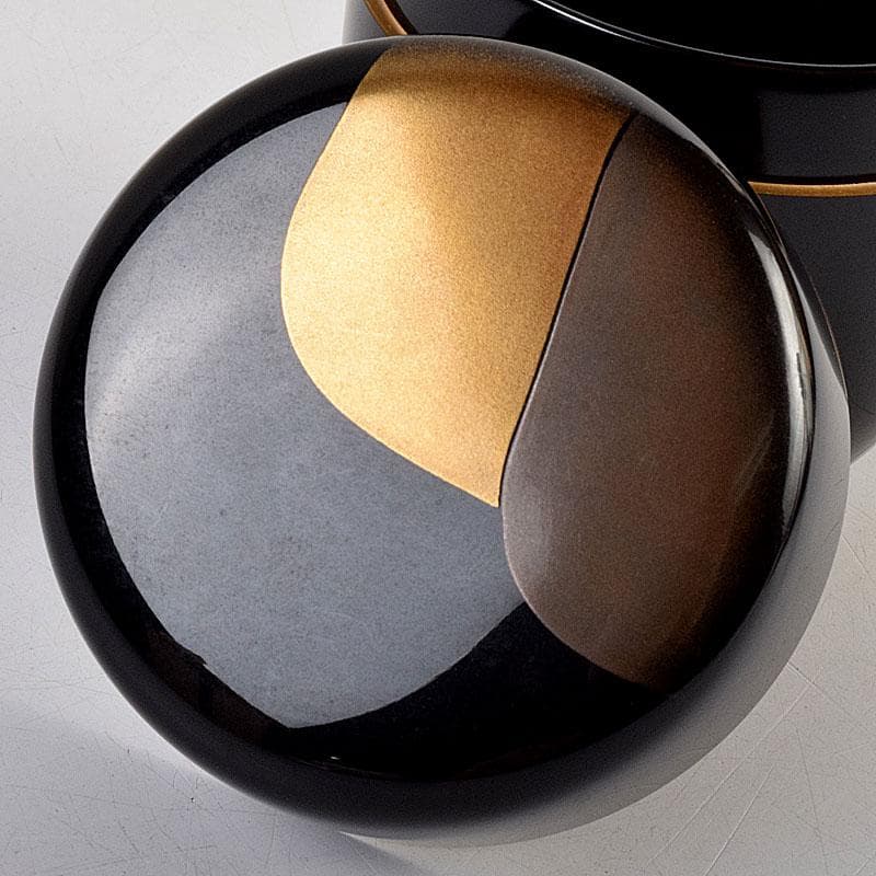 Soho 茶道具　竹内幸斎作　遠山蒔絵　大棗　共箱　V　9138