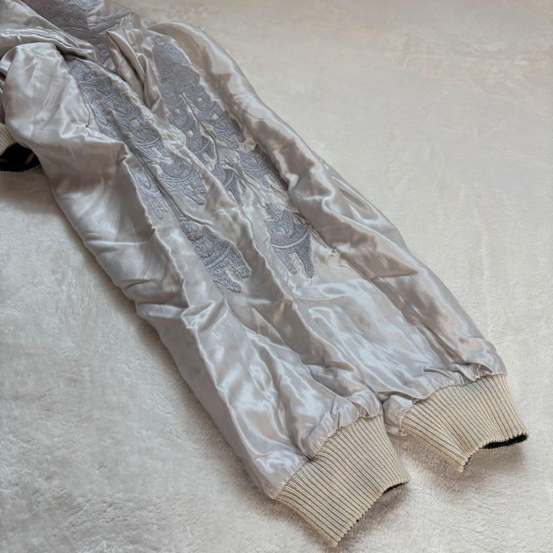 東洋エンタープライズ BEAMS ALASKA 熊 リバーシブル　スカジャン