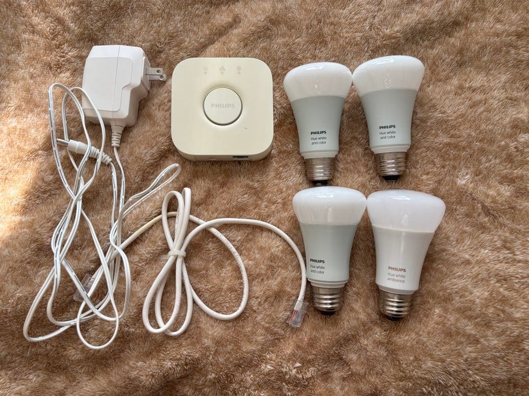 Philips LED電球 4個セット コントローラー付き