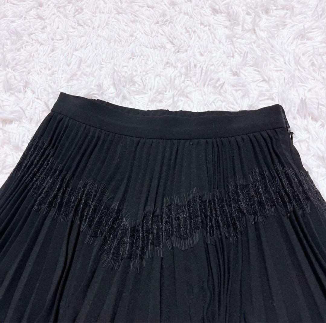 Ameri アメリUNDRESSED LACE SANDWICH SKIRT S