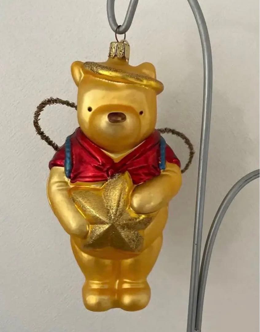 クラッシックプーさん　オーナメント　3個セットスタンド付き