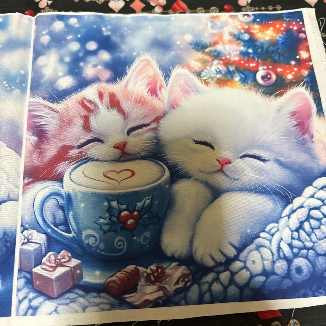 ハンドメイドハンカチ、ポーチ　見本