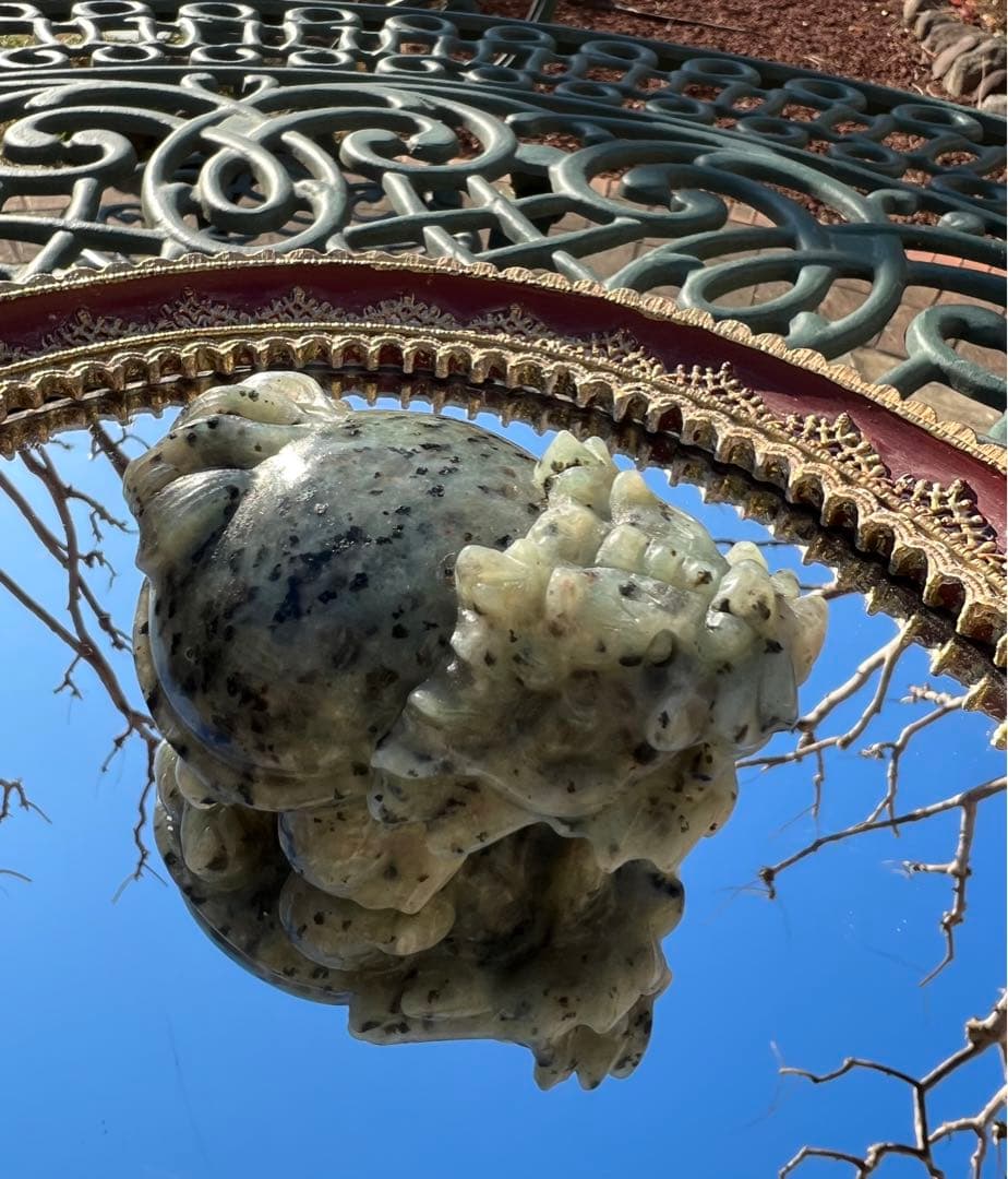 キウイストーン　龍亀　置き物