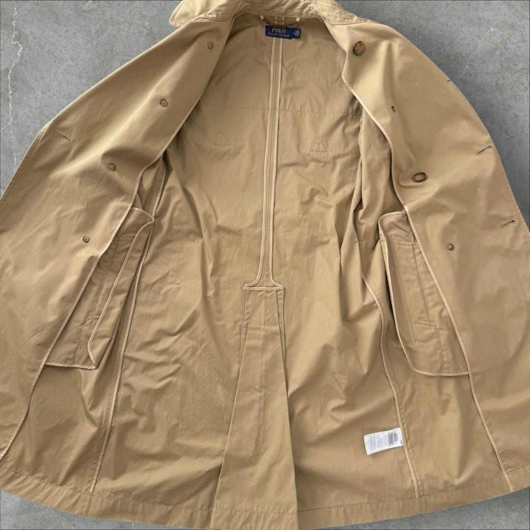 未使用に近い 現行 ラルフローレン トレンチコート ベージュ コート