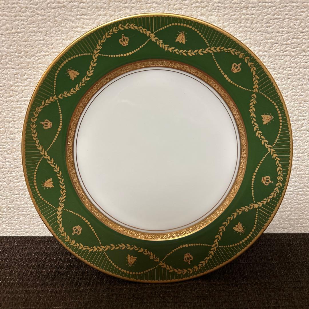 大倉陶園　ナポレオン　デザートプレート　16.8cm 金彩金蝕