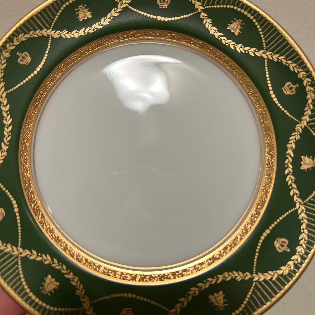 大倉陶園　ナポレオン　デザートプレート　16.8cm 金彩金蝕