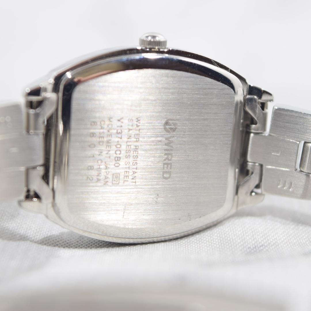 超美品 SEIKO セイコー WIRED ソーラー時計 レディース デイデイト