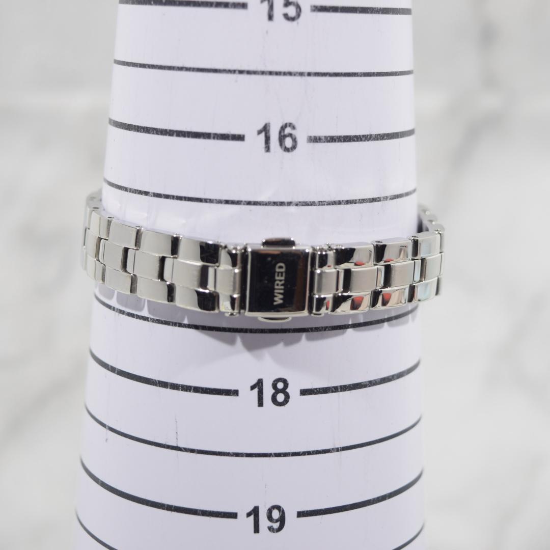 超美品 SEIKO セイコー WIRED ソーラー時計 レディース デイデイト