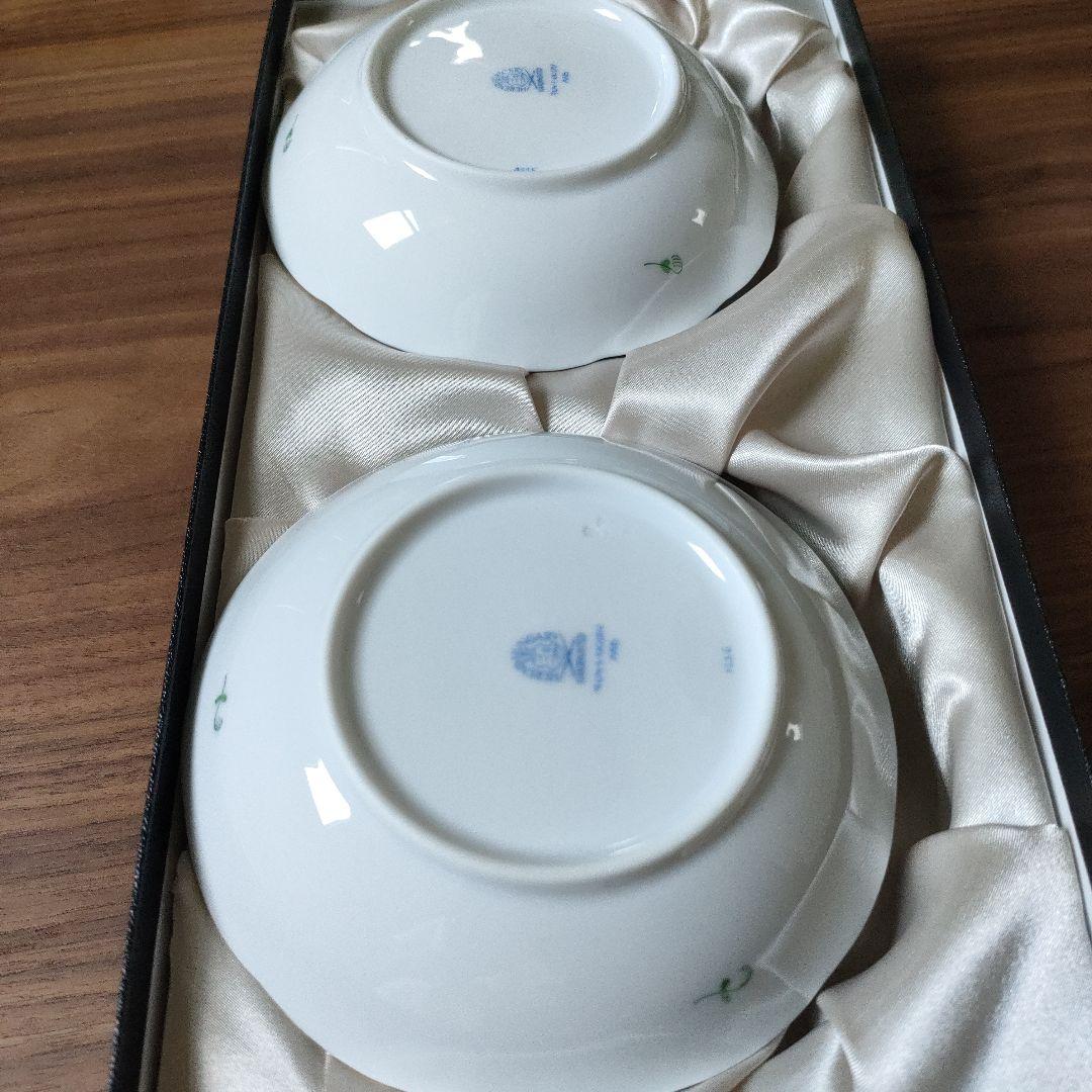 Herend 　ペアフルーツボウル　アポニーグリーン