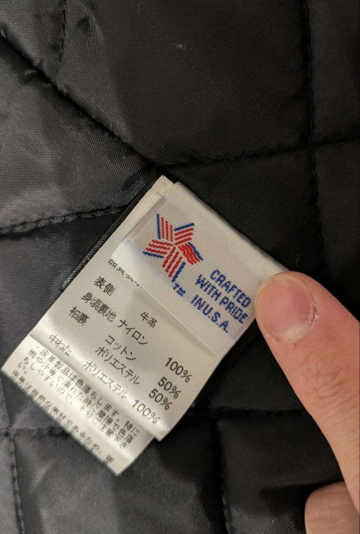 Schott 613UST ワンスター USA製TALL サイズ40 黒 極美品