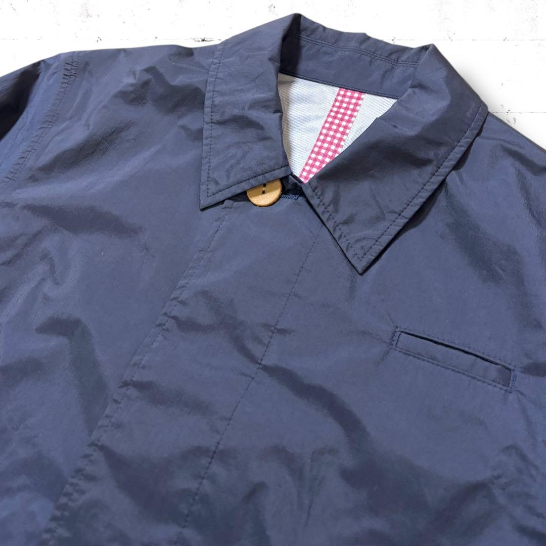 美品　archive undercover ナイロン　ステンカラーコート　比翼