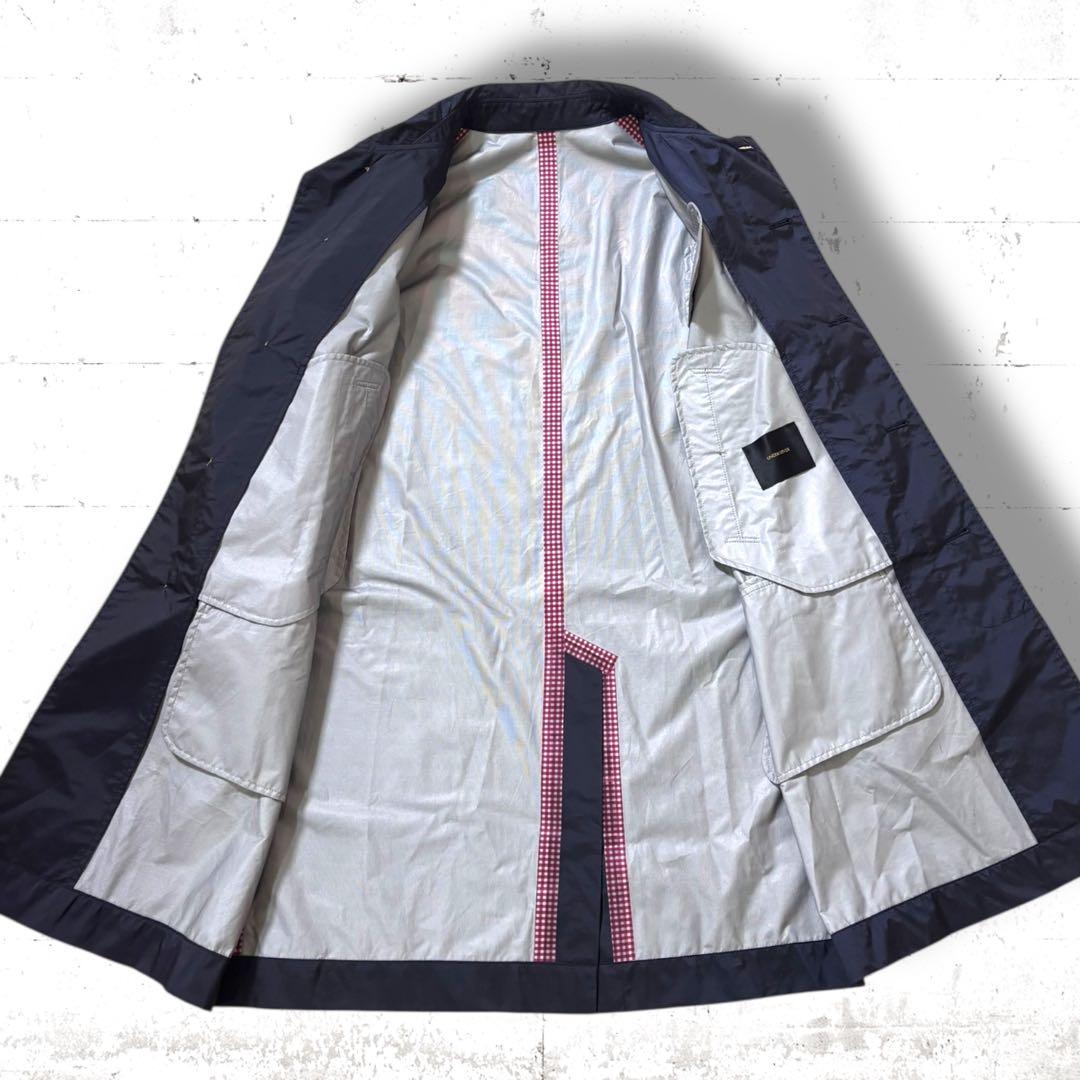 美品　archive undercover ナイロン　ステンカラーコート　比翼