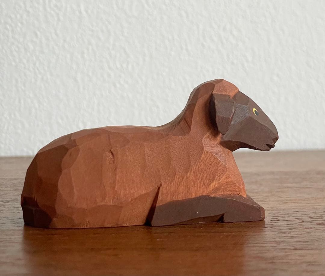 ハーン ヒツジ（茶色）