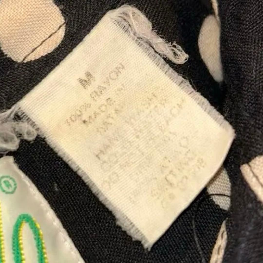 80s Gigalo ポルカドット レーヨンシャツ