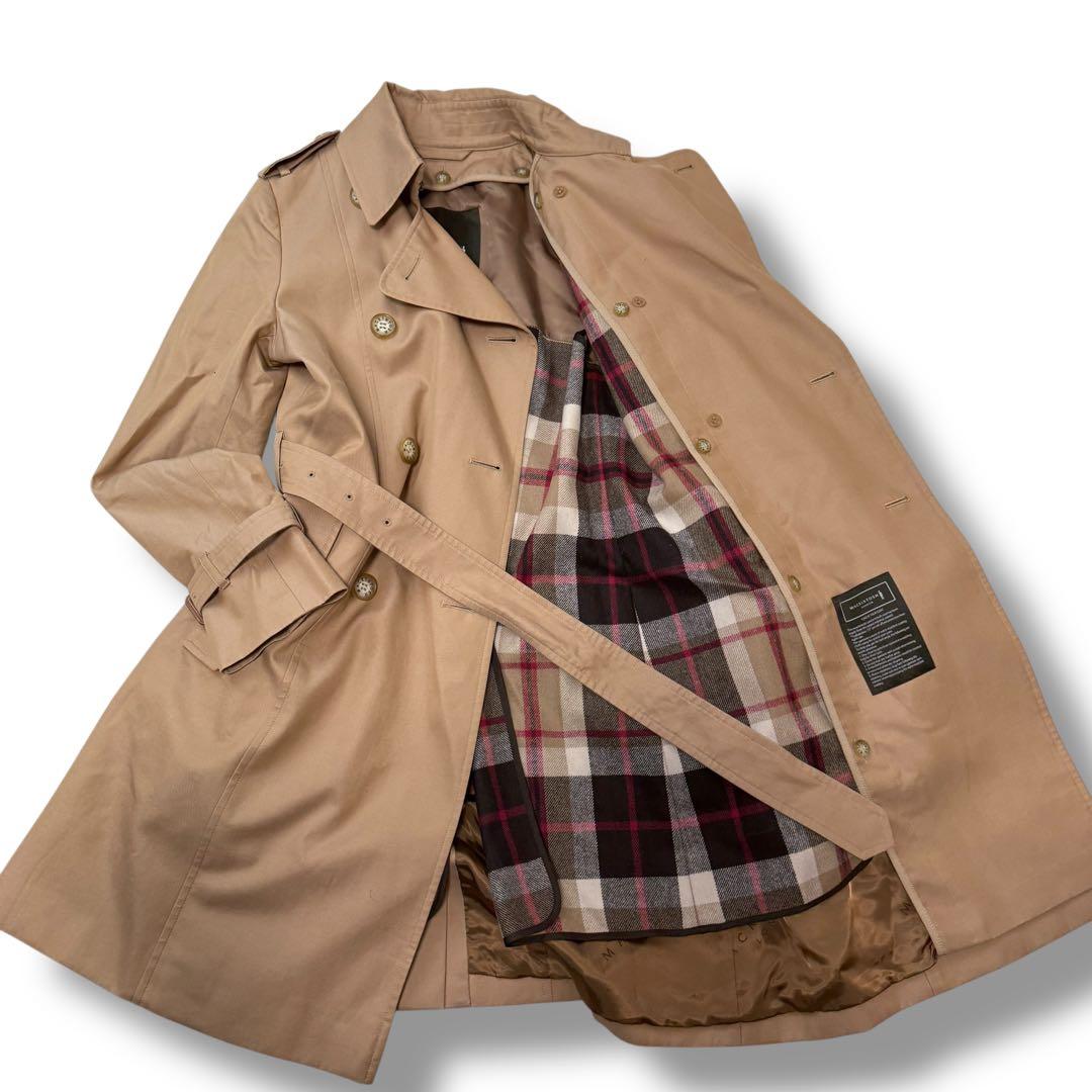 美品 マッキントッシュロンドン 995 トレンチコート チェック ライナー