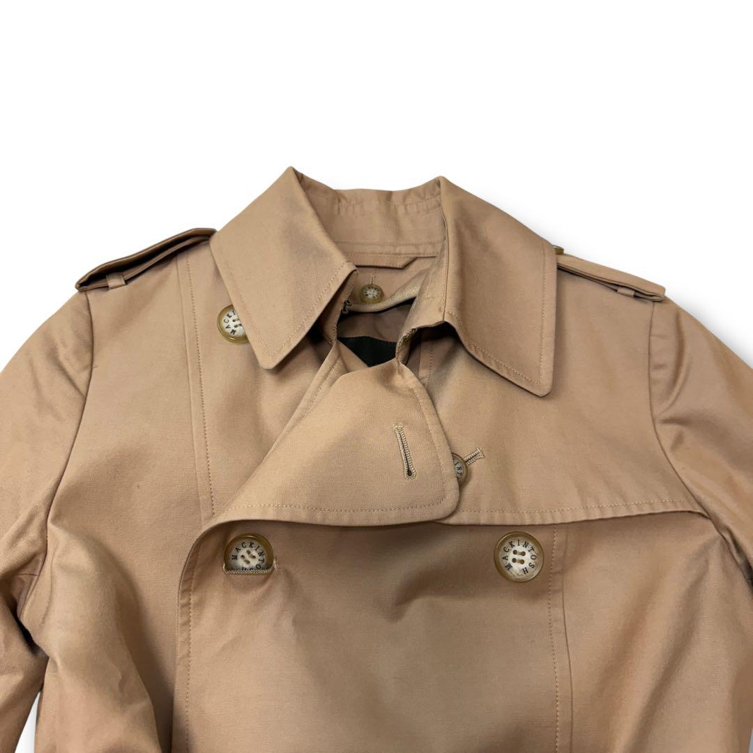 美品 マッキントッシュロンドン 995 トレンチコート チェック ライナー