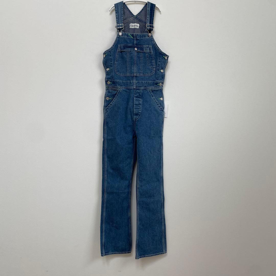 【HOLIDAY】 スリムフレアデニムオーバーオール