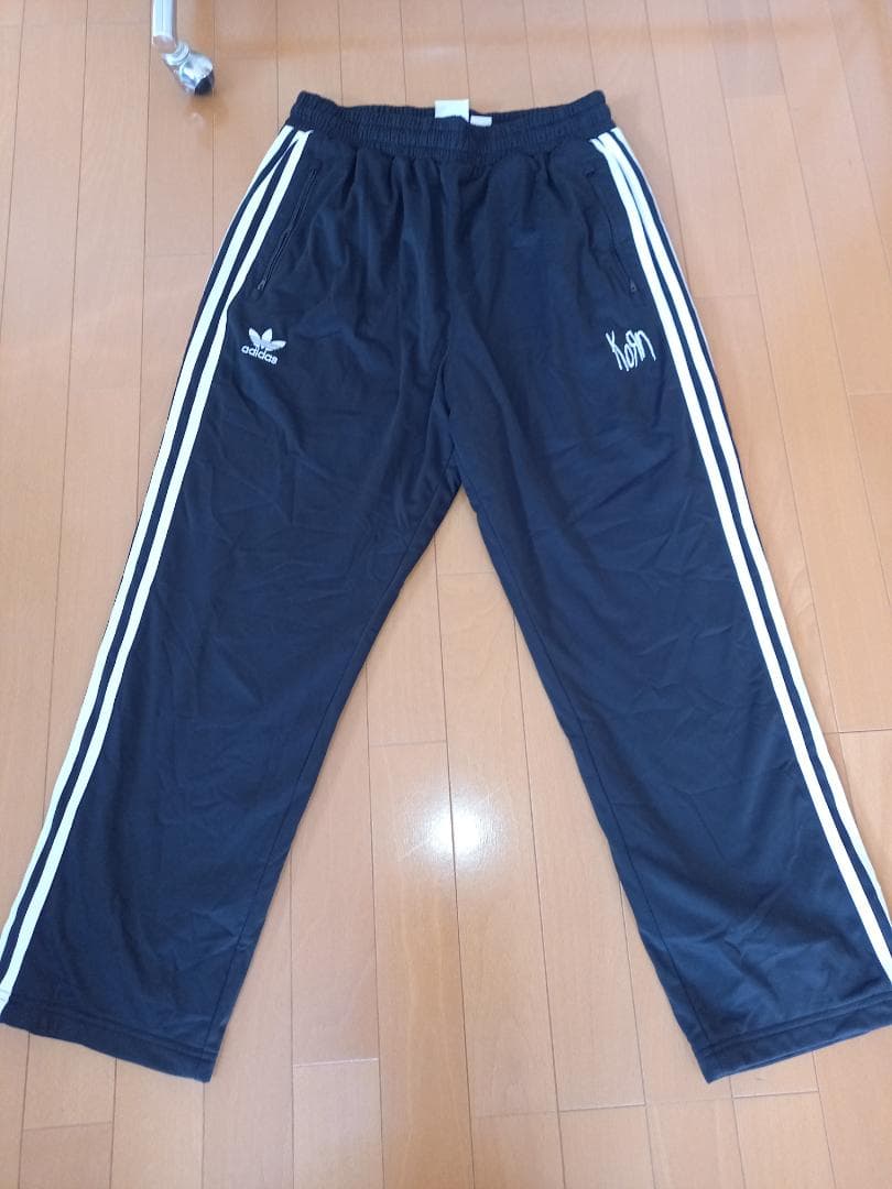 新品ADIDAS Korn PANT-BLACK (SIZE: L)